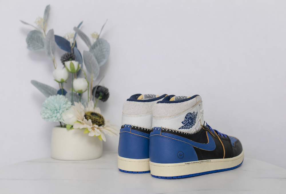 AIR JORDAN 1 RETRO HIGH OG X FRAGMENT DESIGN X UNION LA X SPORT ROYAL