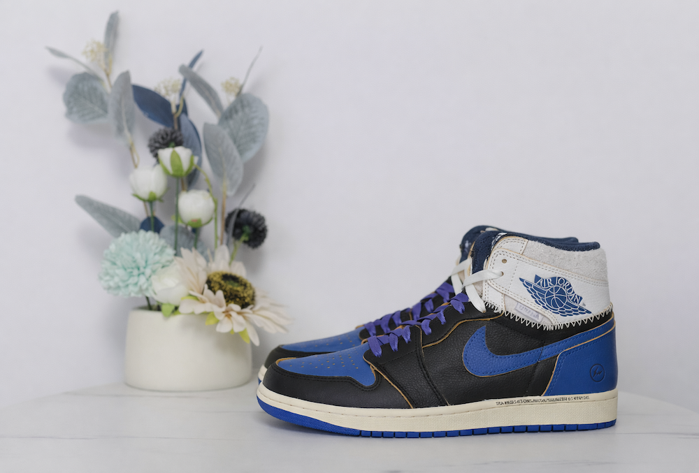 AIR JORDAN 1 RETRO HIGH OG X FRAGMENT DESIGN X UNION LA X SPORT ROYAL